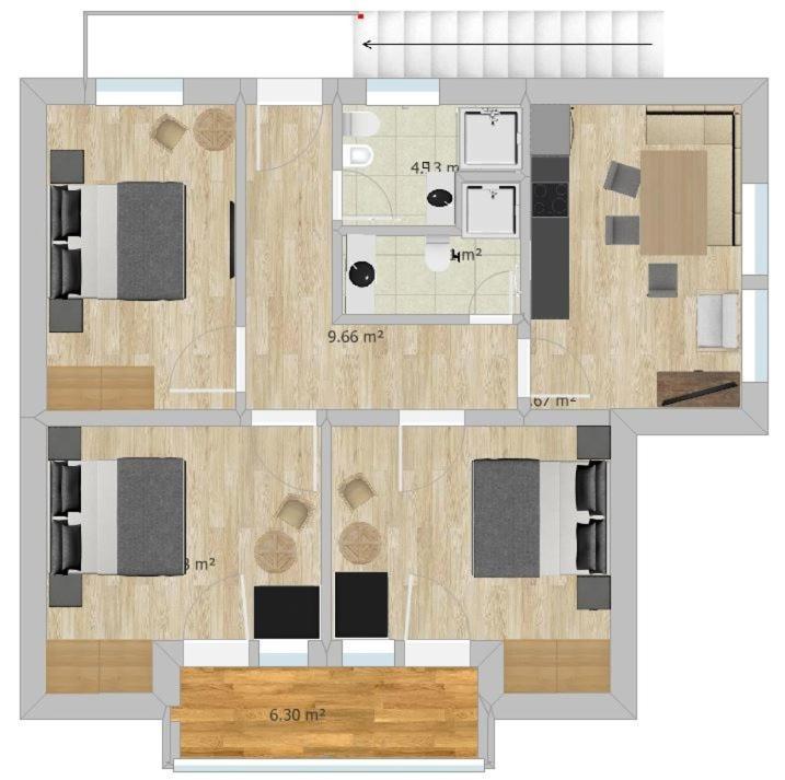 Cesa Paula Apartman Selva di Val Gardena Kültér fotó